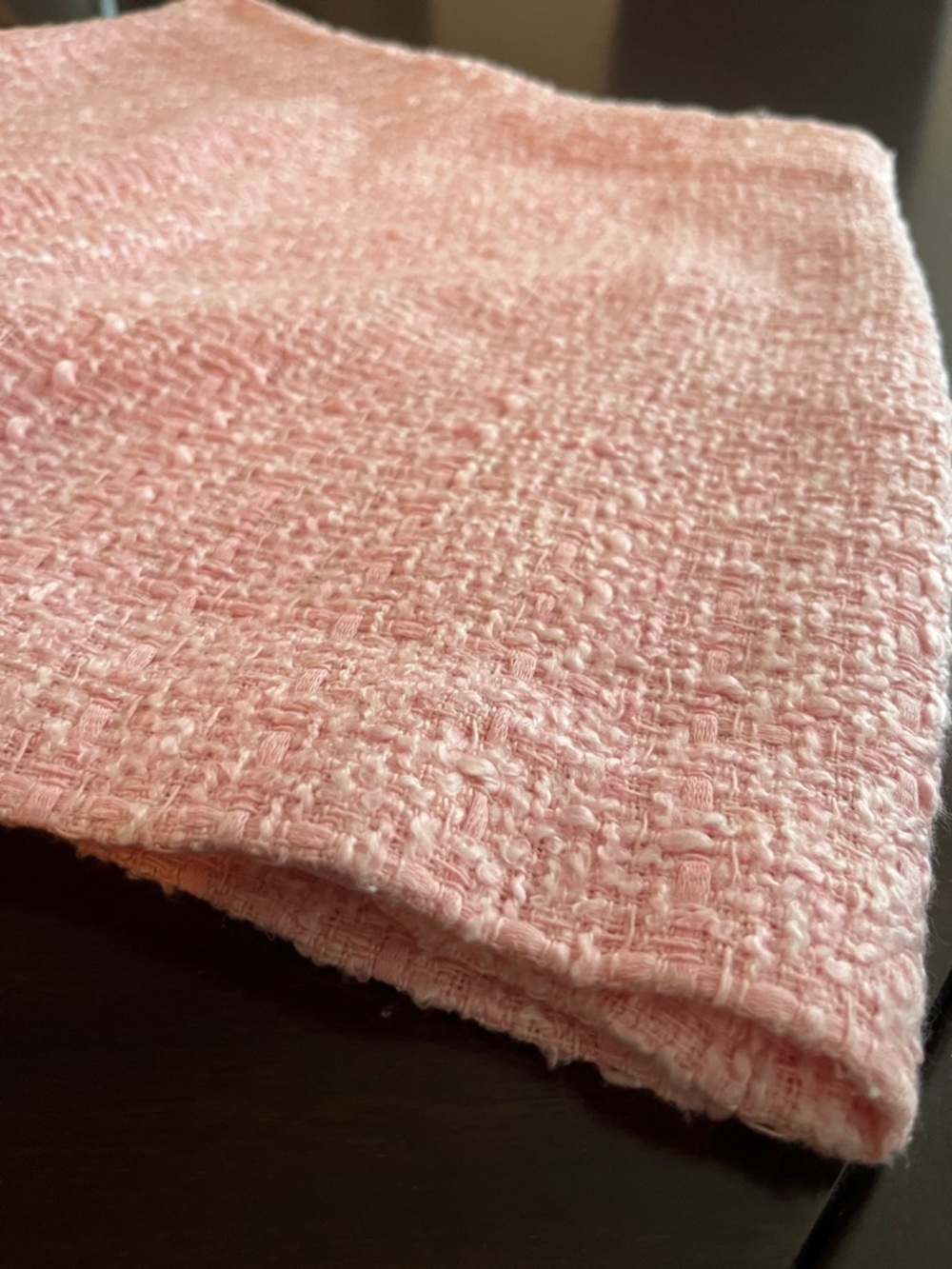 Zara Light Pink Tweed Mini Skort Size S - Picture 6 of 7
